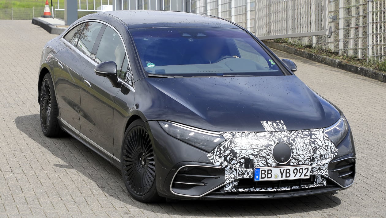 New Mercedes Amg Eqs Electric Supersaloon Spied Testing Drivingelectric